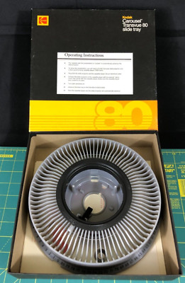 Vintage Kodak Carousel Transvue 80 Projector Slide Tray