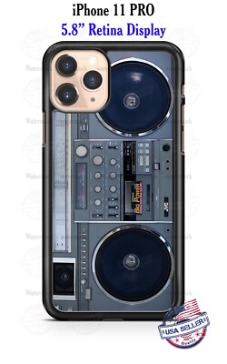 Boombox JVC Cassette Tape Personalized Phone Case For iPhone Samsung Google