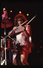 SHEILA E. RARE 1980'S VINTAGE 35mm SLIDE TRANSPARENCY 12215 PHOTO 