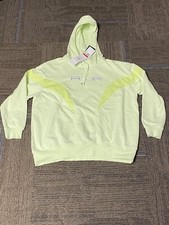 Nike Air Neon Yellow Women s Oversized Hoodie Sweatshirt Size Large NWT