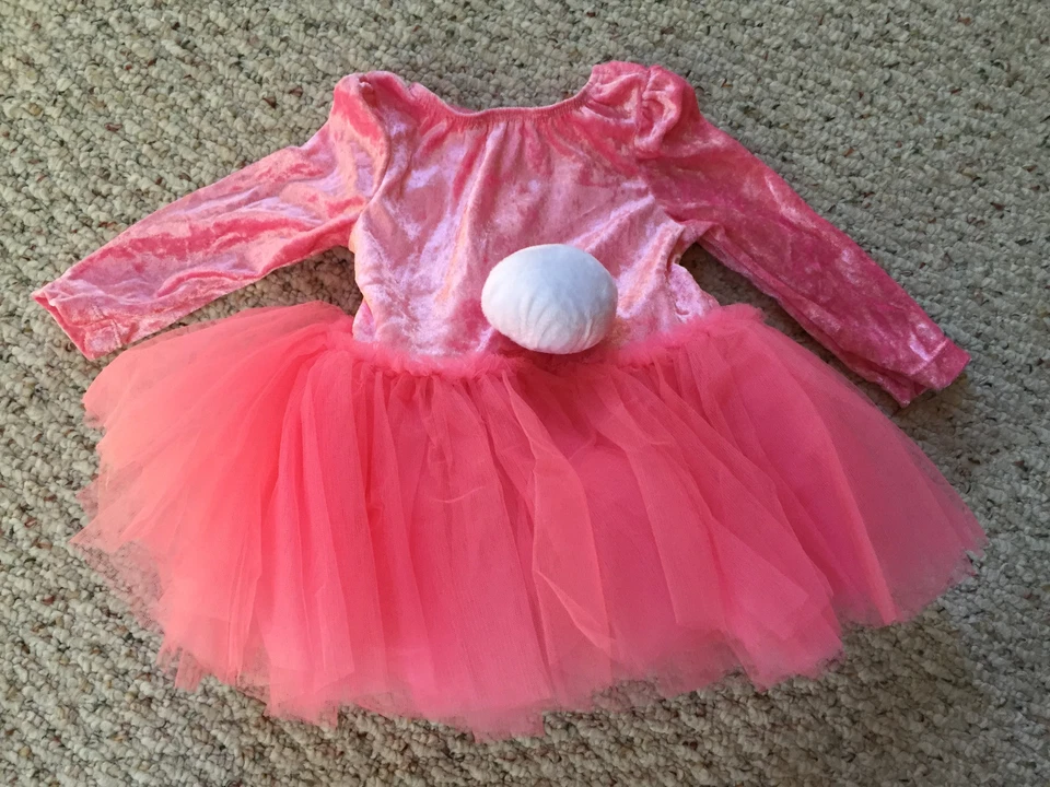 NUEVO Gymboree Bebé Pascua Rosa Conejito Halloween Disfraz Tutú Vestido 6-9-12 meses Foto 2 de 2