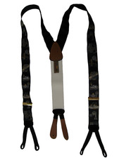 TRAFALGAR NEW YEAR 2000 AROUND THE WORLD FIREWORKS BLACK SUSPENDERS MEN'S NICE