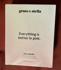 Grace & Stella Everything Better In Pink Collagen Boosting Eye Masks - 12 Pairs