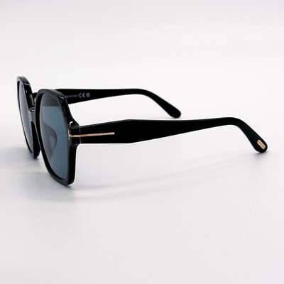 NEW TOM FORD ROMY TF1032/F 01A WOMEN SUNGLASSES FT1032/F/S BLACK