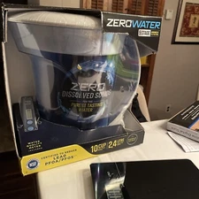 ZeroWater 10 Cup Ready-Pour™ Filtered Pitcher with Free Water Quality Tester