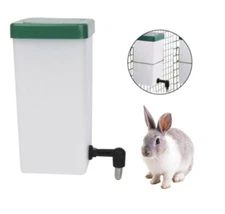 TOP FILL 1 LITER WATER BOTTLES FOR RABBITS CHICKENS, QUAIL 