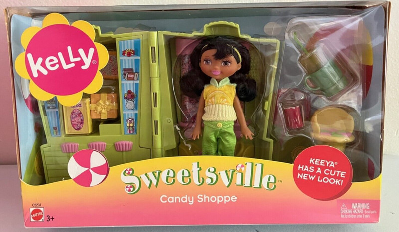 Kelly Sweetsville Candy Shoppe Playset Barbie Mattel Vintage
