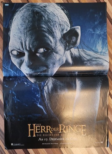 ⭐️ 7 Poster HERR DER RINGE Lords of the Rings Orlando Bloom Elijah Wood Gollum⭐️ - Bild 5 von 8