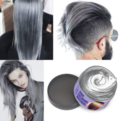 5 Colors Unisex Hair Color Wax DIY Dye Cream Hair Temporary Modeling Halloween