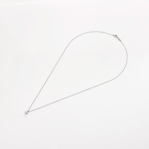 TIFFANY&Co. Collier diamant Pt soldes 950 environ 0,1" près de la cour argent WS11600