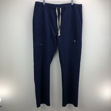 Figs Mens Cairo Cargo Scrub Pants XXL Navy Blue Technical Collection TM3001