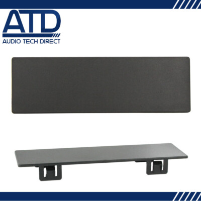 Single 1 DIN Cover Blanking Plate Fascia Panel Insert Black Radio PANEL HeadUnit