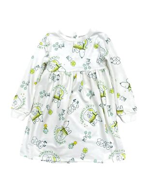 Toddler Girls Peanuts Lucky Charmer Snoopy St Patricks Day Dress