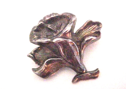 William Kerr Sterling Silver Art Nouveau Flower Pin