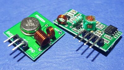 Kit Modulo RF 433 MHz Trasmettitore E Ricevitore Per Arduino/ARM - Foto 7