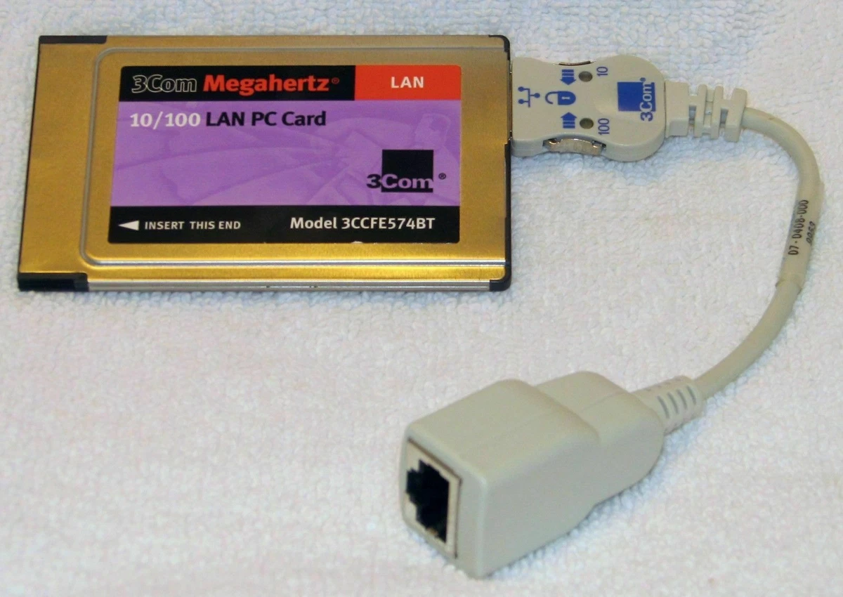 3Com PCMCIA Type II Laptop Network Cards for sale | eBay