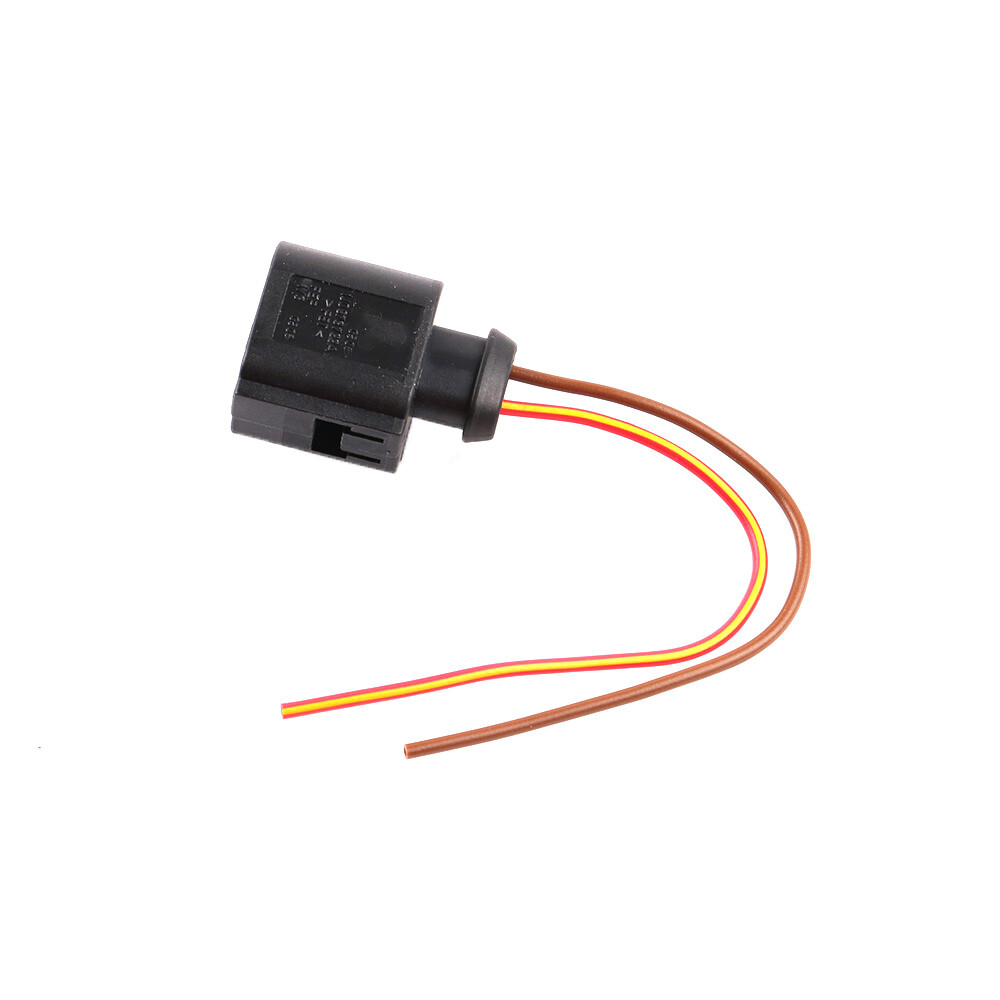 Washer Pump Pigtail Plug Connector 2 Port New 1J0973722A For VW Audi