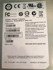 HP EH860A LTO-4 800GB/1.2TB Internal HH SAS Tape Drive 693397-001