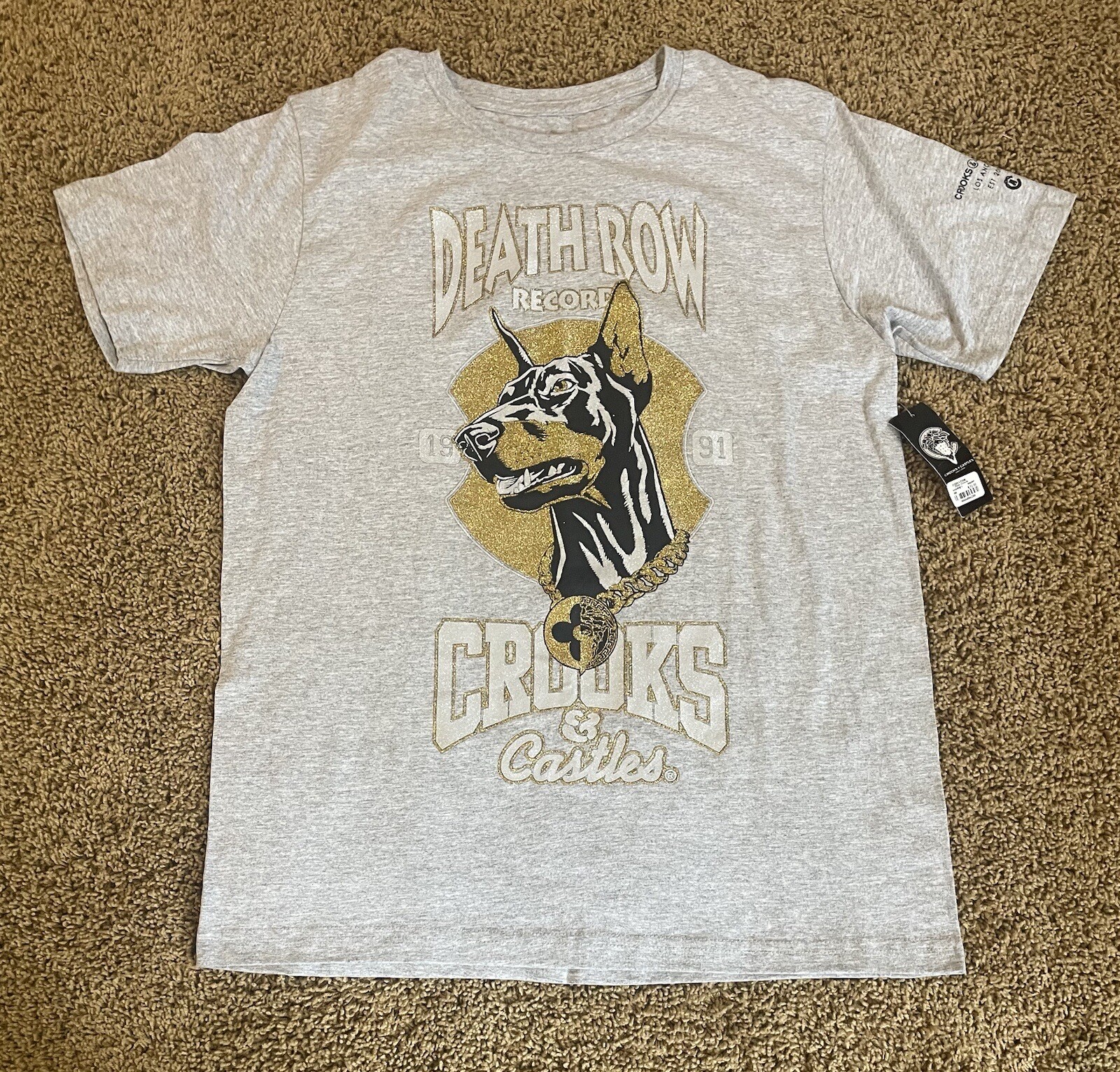 FILA Crooks And Castles Camicia Row della Morte Uomo Manica Corta Media (6)