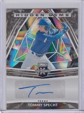 2022 elite extra edition hidden gems Tommy Specht no. HG-TS