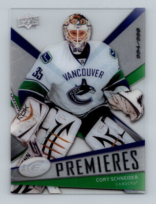 2008-09 Upper Deck Ice #130 Cory Schneider RC /999 Vancouver Canucks