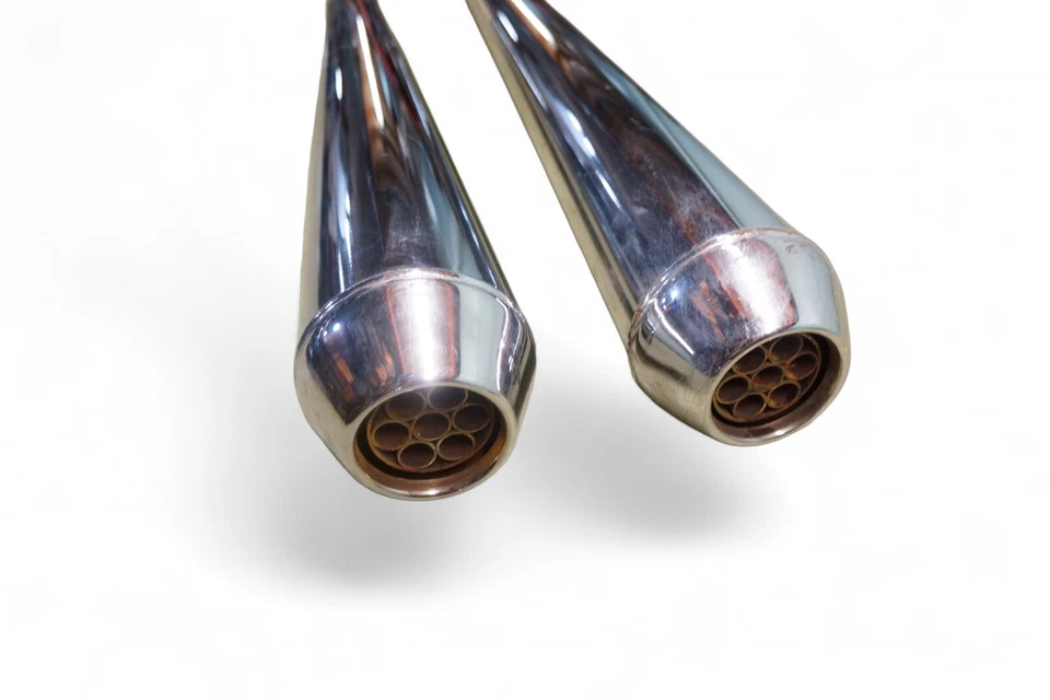 Pair of Dunstall Style Mufflers for Norton Commando/BSA/Triumph *2868 - Image 4 of 4