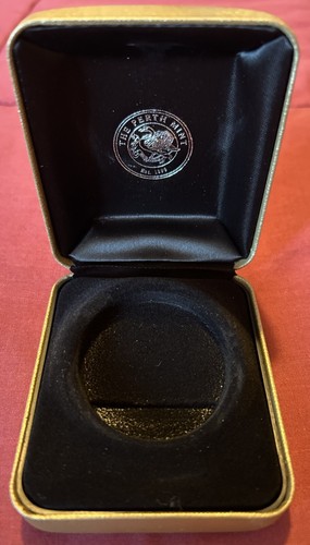 Gold Leatherette Perth Mint Case/Holder for Coin