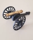 Vtg Metal/Brass Civil War Cannon Replica. [F44 13]