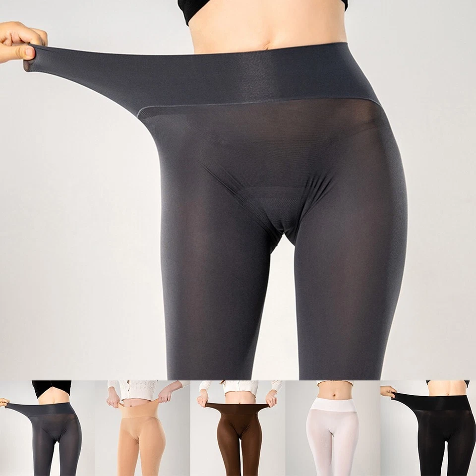 Seamless Plus Samtstrümpfe für Damen tiefer Schritt hoher Stretch Strumpfhose - Bild 2 von 4