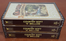 Country Soft N Mellow SET of 3 Cassette Tapes 1989 Readers Digest Ex's Texas vtg