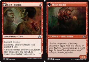 Skin Invasion // Skin Shedder x4 - Shadows Over Innistrad - NM-Mint, English - S