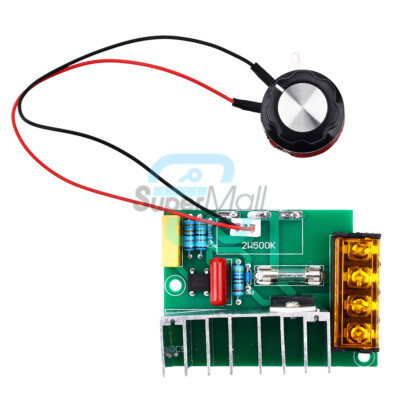4000W 0-220V AC SCR Electric Voltage Regulator Motor Speed Controller Dimmer