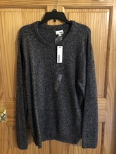 Sonoma Mens Crew Neck Sweater XLarge Gray Marl Retail 60 s-blk-30-50 