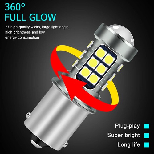 2x White Strobe Flashing LED Bulb For Car Backup Reverse Light 912 921 T15 W16W - Picture 13 of 14
