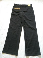 NINE WEST Size 10 Black Dress Pants Slimming Control Panel Stretch