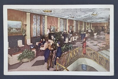 The Bismark Hoel Known for its Fine Food Chicago IL Unposted Postcard