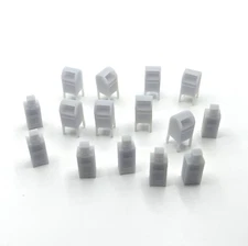 HO Scale Post Office Mail Drop Boxes And Newsracks Newspaper Machines 15pcs