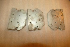 RACO, Electric box Cover Plate, 3" x 2.25"  Lot of 3 galvanized steel 