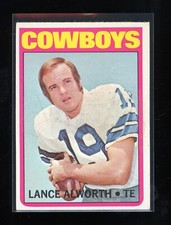 1972 Topps Lance Alworth #248 Dallas Cowboys