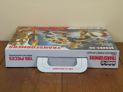 Kre-O Transformers Grimlock Street Attack Gold Optimus Prime Kreo