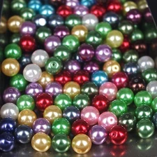 100pcs Top Quality Czech Glass Pearl Round Loose Beads 3mm 4mm 6mm 8mm 10mm 12mm