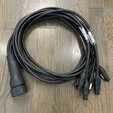 LEX SOCAPEX SOCO 19 PIN to 6ft 6 Channel PowerCon True1 Female Breakout Cable