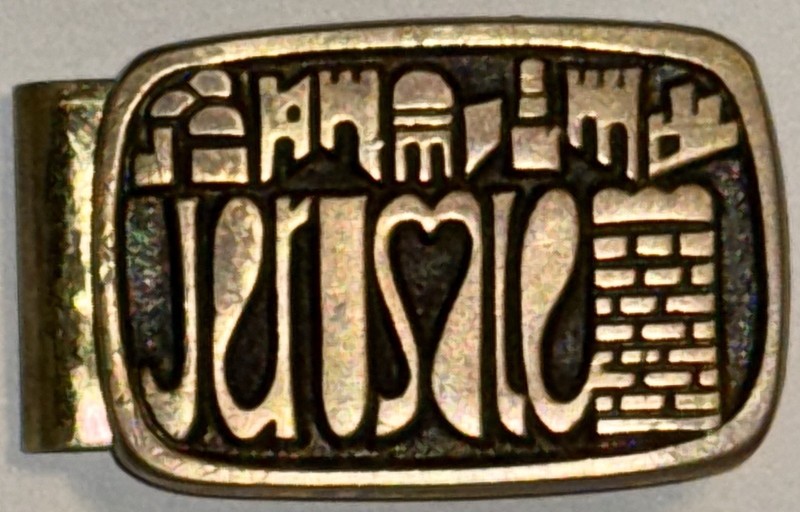 MCM Israeli Donor Money Clip Jerusalem Post Newspaper 1967 pre-Chanukah Toy Fund