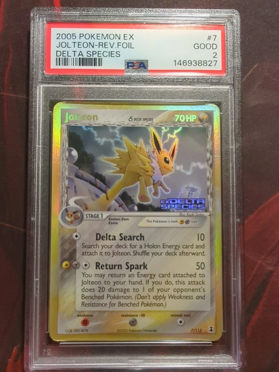 Jolteon Pokémon TCG Professional Sports Authenticator (PSA