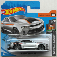 Hot Wheels 2018 Chevy Chevrolet Copo Camaro SS Silbermetallic Neu/Ovp HW Car ´18