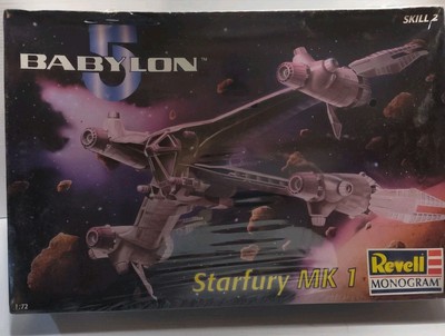 NOS VTG 1998 Revell Monogram Babylon 5 Starfury Mk 1 1/72 Model Kit New Sealed!