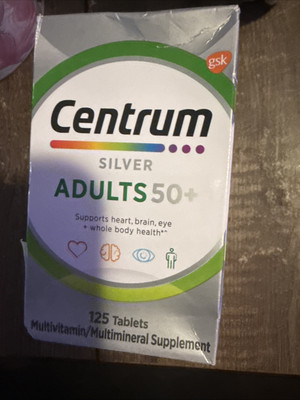 Centrum Silver Adults 50+ Multivitamin/Multimineral Supplement 125 Ct EXP 03/26