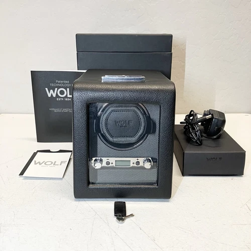 (LEER) Enrollador de Reloj Wolf Viceroy - Módulo 2.7 - Cuero - Cerradura y Llave - Ex. Estado. - Imagen 1 de 16