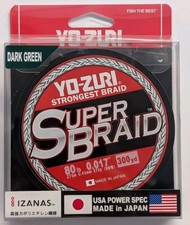 Yo-Zuri Super Braid 80 Lb Test 300 Yard Dark Green