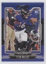 2021 Panini Playbook Rookie Platinum 5/25 Tylan Wallace #136 07rd